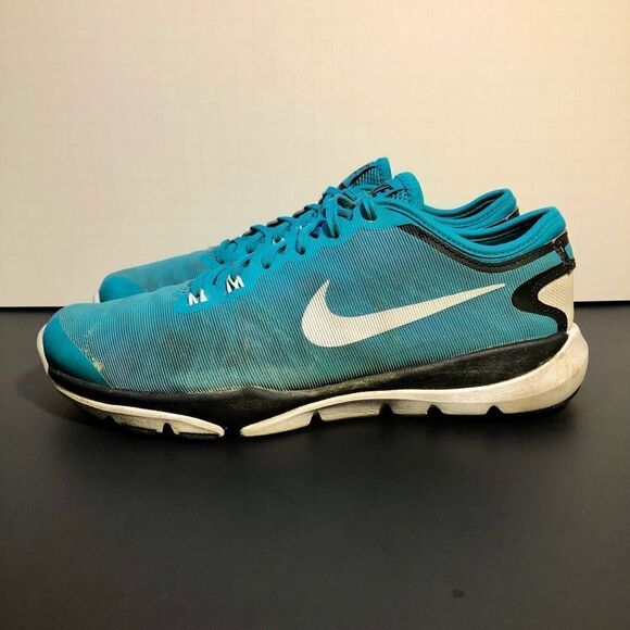 Womens NIKE Flex Supreme TR 4 Blue Running Shoes / Size 8 - Picture 4 of 10